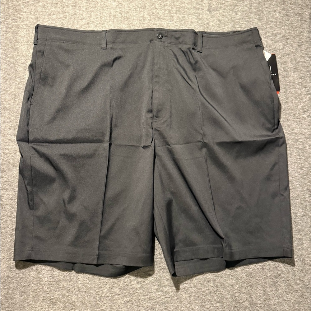 PGA Tour Golf Shorts Mens 48 black performance stretch 10” inseam Active Waist
